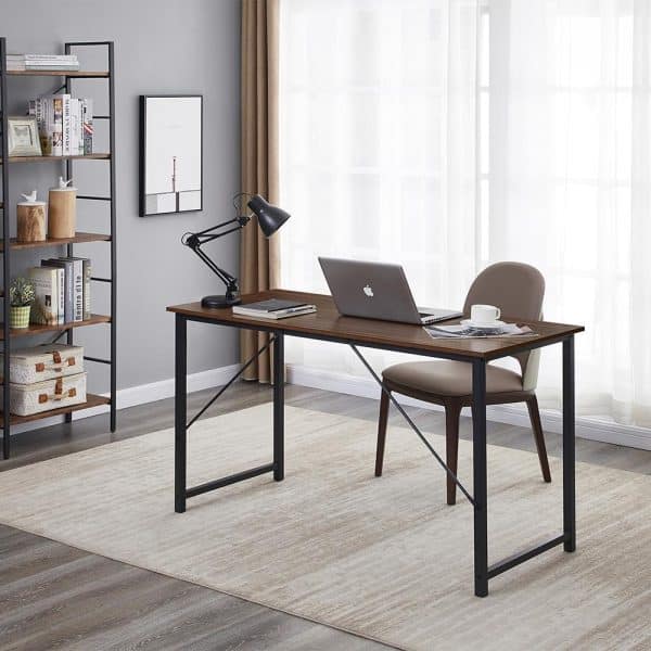 YES4HOMES Computer Desk, Sturdy Home Office Gaming Desk for Laptop, Modern Simple Style Writing Table, Multipurpose Workstation - Image 2