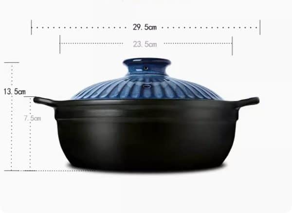 Color King Casserole with Lid Blue (1600ML) - Image 2