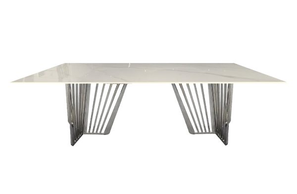 Salina Silver Dining Table -100cm x 200cm