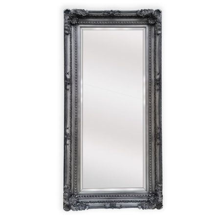 LUX French Provincial Ornate Mirror - Antique Silver