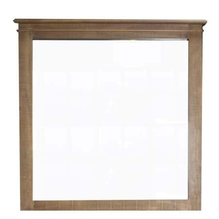 Jade Dresser Mirror Vanity Dressing Table Solid Wood Frame - Natural - Image 2