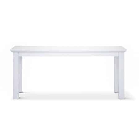 Laelia Dining Table 220cm Solid Acacia Timber Wood Coastal Furniture - White
