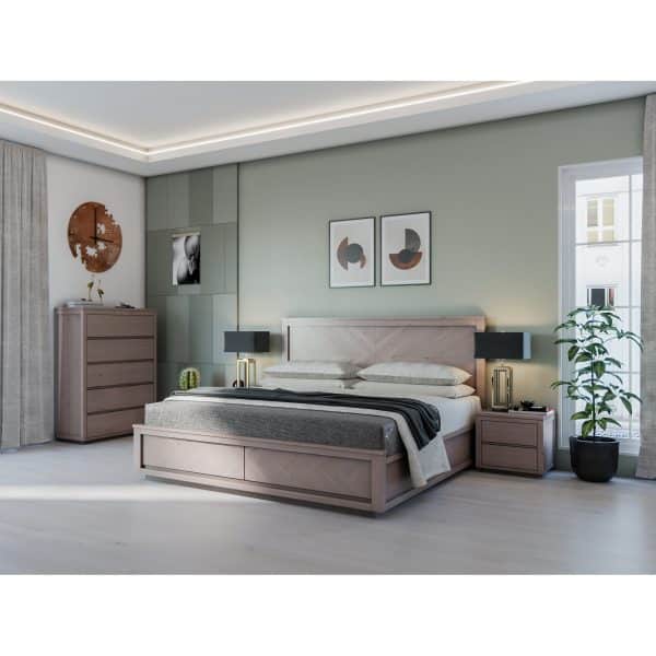 Rosemallow Queen Size Bed Parquet Solid Messmate Timber Wood Frame Mattress Base - Image 2