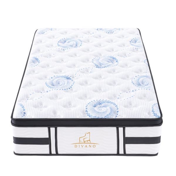 Majestic Rest King Single Size 7 Zones Luxury Premium Firm Pocket Spring 34cm Mattress - Image 2