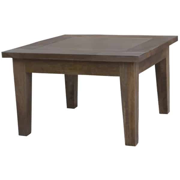 Aksa Lamp Table 60cm Solid Mango Wood Coffee Side Sofa End Desk - Image 2