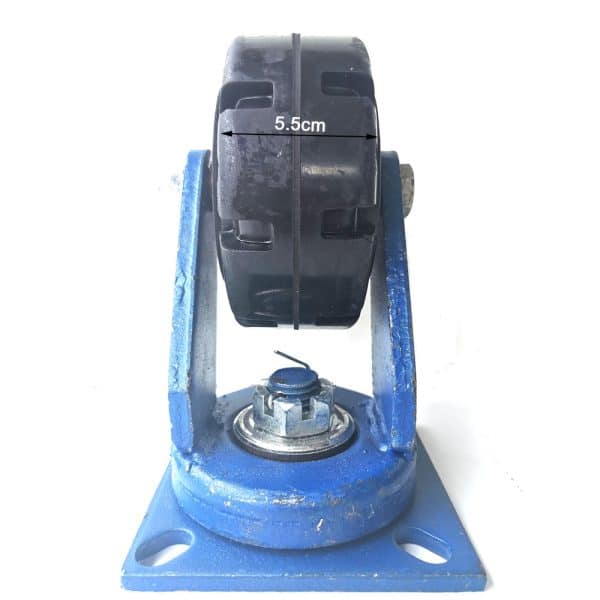 Industrial 500kg 6inch Heavy Duty Machine Solid rubber Caster Swivel Wheel - Image 2