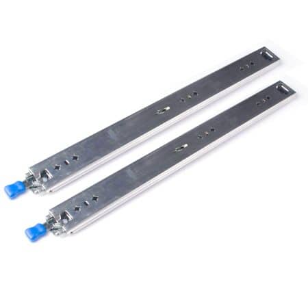 22in Pair 150KG Heavy Duty Drawer Slides Rails Runners Locking Ball Bearing - Image 2