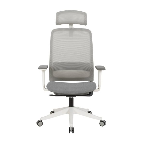 Carlie High Back Molded Foam Seat Ergonomic Office Chair In Grey - Image 2