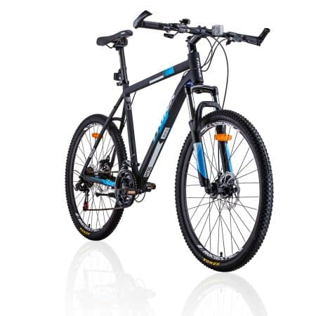 Trinx MTB Mens Mountain Bike 26 inch Shimano Gear 21-Speed [Colour: Matt Black White/Blue] [Size Of Frame: 17 inches] - Image 2