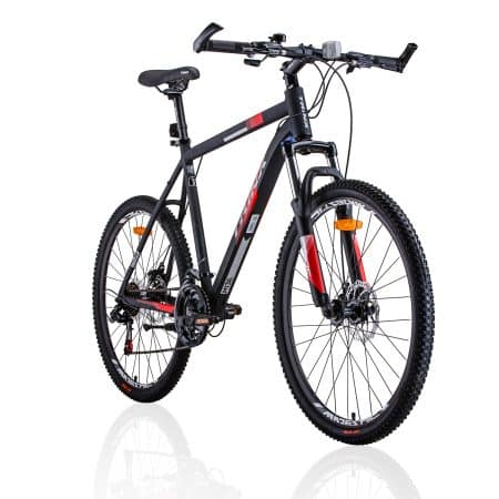 Trinx MTB Mens Mountain Bike 26 inch Shimano Gear 21-Speed [Colour: Matt Black White/Red] [Size Of Frame: 17 inches] - Image 2