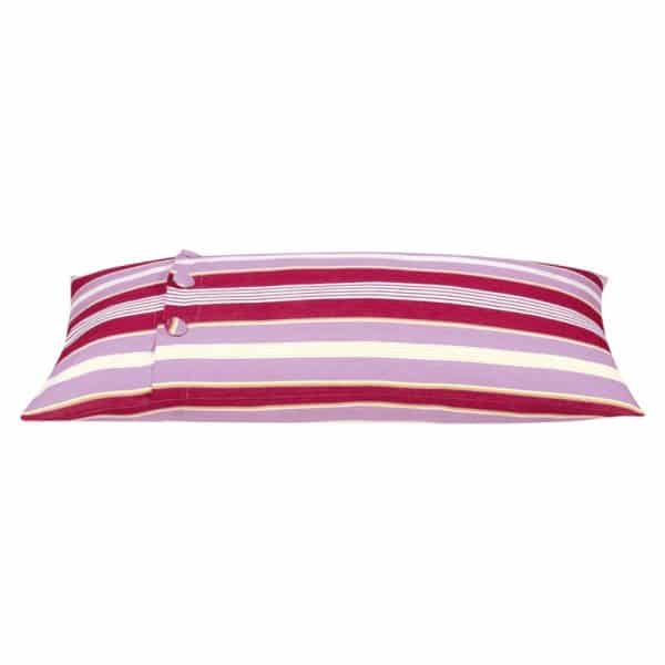 Pack of 4 Coste Fuchsia 35x70cm Multicoloured Striped Cushion Cover - Image 2