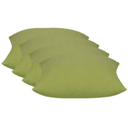 Pack of 4 Elements Green Square 50cm x 50cm Cushion Covers