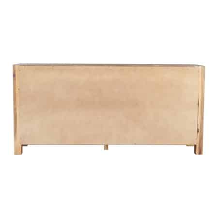 Buffet Sideboard in Oak Colour Constructed with Solid Acacia Wooden Frame Storage Cabinet with Drawers - Image 2
