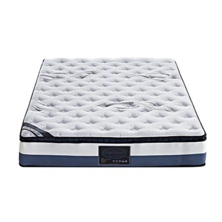 King Single Mattress Latex Pillow Top Pocket Spring Foam Medium Firm Bed - Image 2