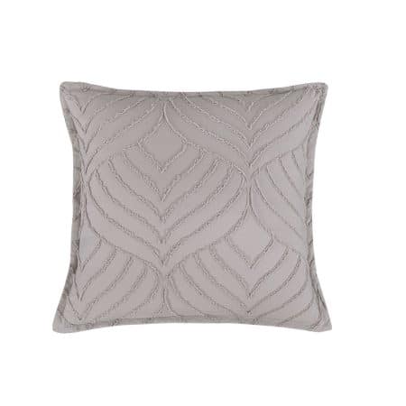 TUFTED MICROFIBRE SUPER SOFT CUSHION COVER-BEIGE