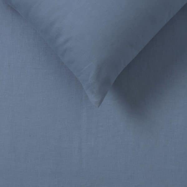 Vintage Design Homewares Sky Blue 100% Hemp Sheet Set King - Image 2