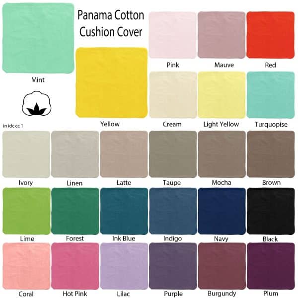 IDC Homewares Panama 100% Cotton Cushion Cover Ivory - Image 2
