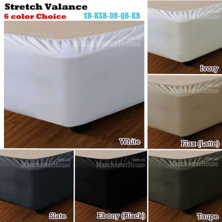 Apartmento Stretch Valance Slate SINGLE - Image 2