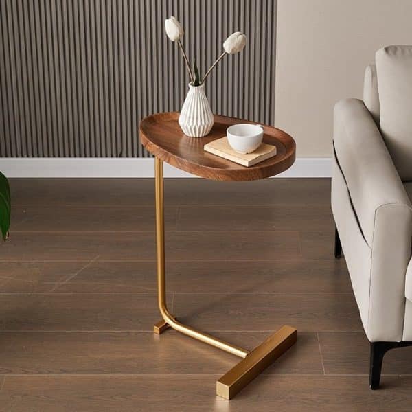 Art Deco Sofa Couch Bedroom Coffee Side Table - Image 2