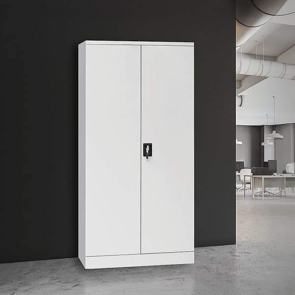 Two-Door Shelf Office Gym Filing Storage Locker Cabinet Safe - Image 2