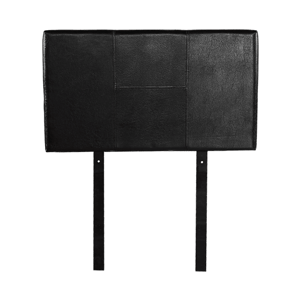 PU Leather Single Bed Headboard Bedhead - Black
