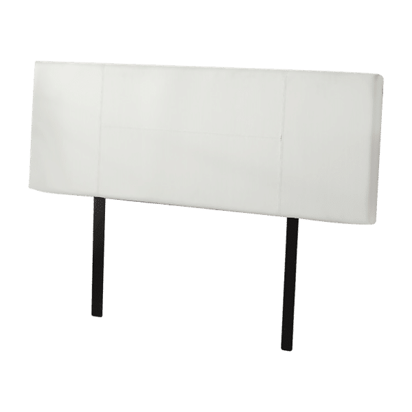 PU Leather Double Bed Headboard Bedhead - White