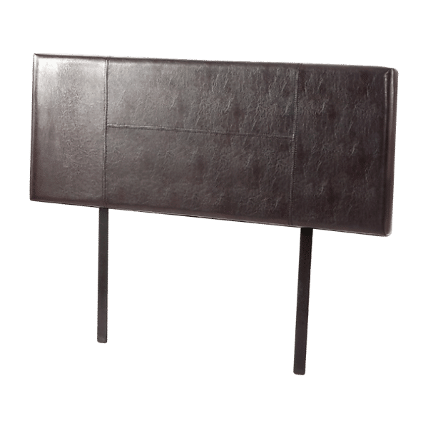 PU Leather Queen Bed Headboard Bedhead - Brown