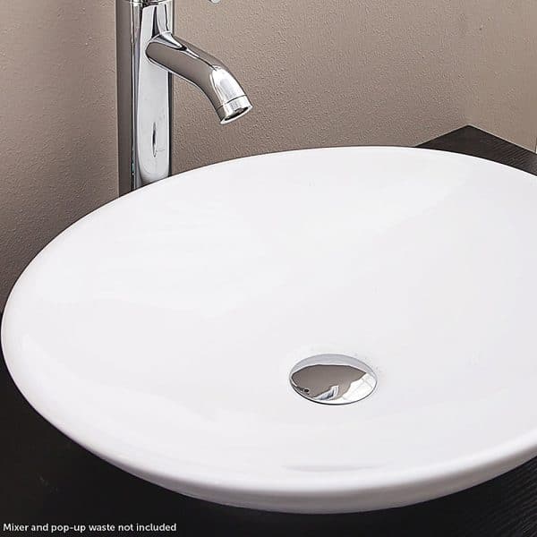 Bathroom Ceramic Oval Above Countertop Basin for Vanity - Image 2