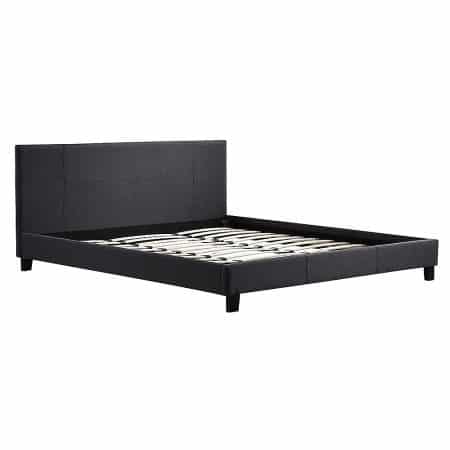 King Linen Fabric Bed Frame Grey