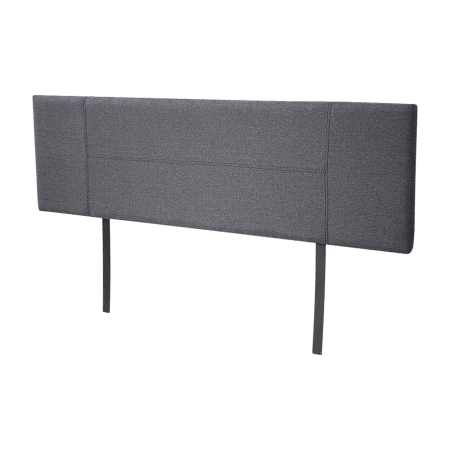 Linen Fabric King Bed Headboard Bedhead - Grey