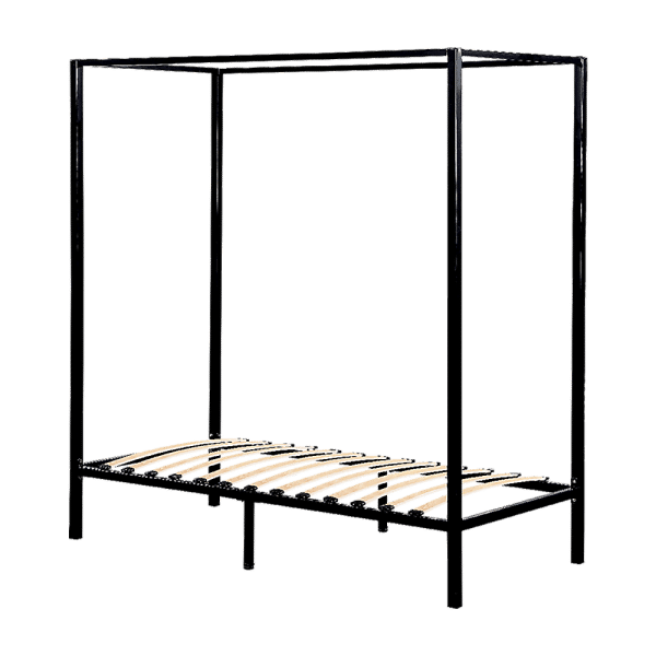 4 Four Poster Single Bed Frame