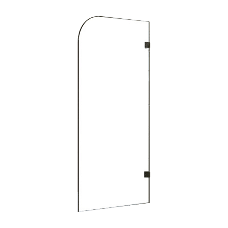 700 x 1450mm Frameless Bath Panel 10mm Glass Shower Screen By Della Francesca