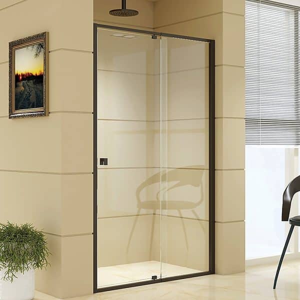 Adjustable Semi Frameless Shower Screen (114~122) x 195cm Australian Safety Glass - Image 2
