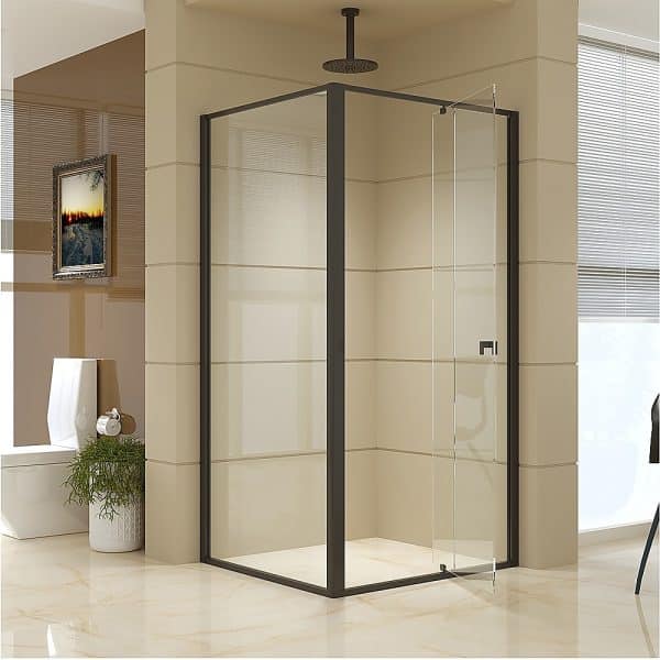 Semi Frameless Shower Screen (98~106)x 195cm & (89~92)x 195cm Side AS/NZS Glass - Image 2
