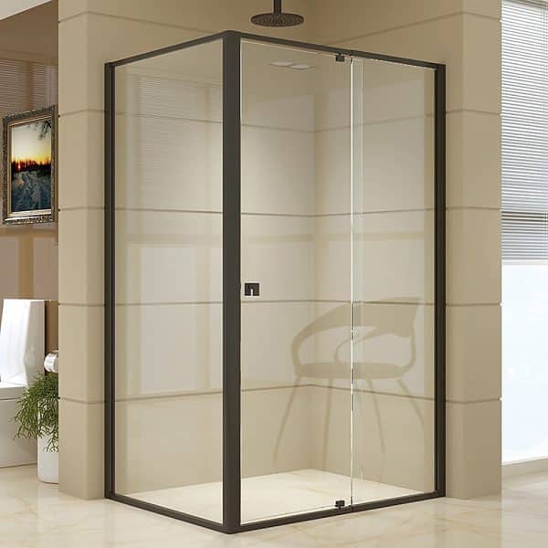 Semi Frameless Shower Screen (114~122)x 195cm & (89~92)x 195cm Side AS/NZS Glass - Image 2