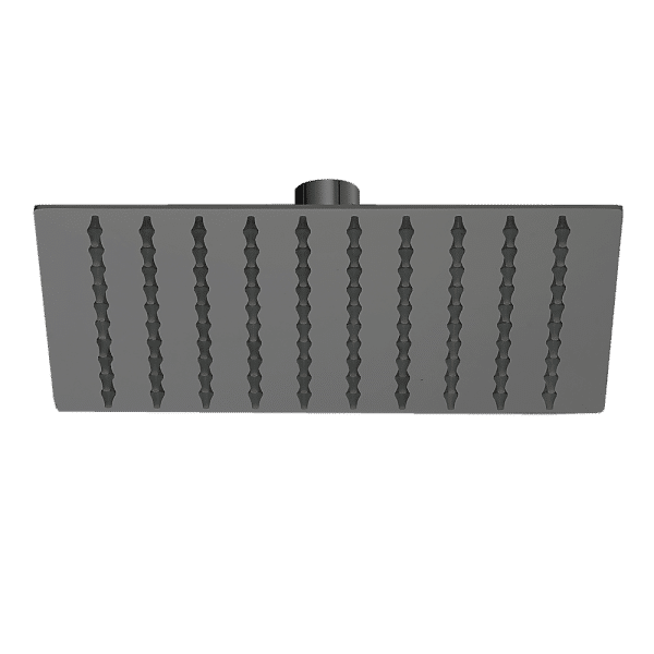 200mm Shower Head Square 304SS Electroplated Matte Black Finish