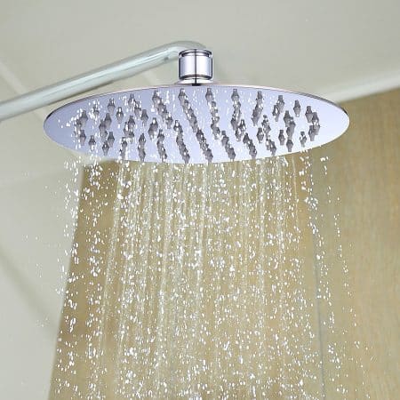 200mm Shower Head Round 304SS Polished Chrome Finish - Image 2