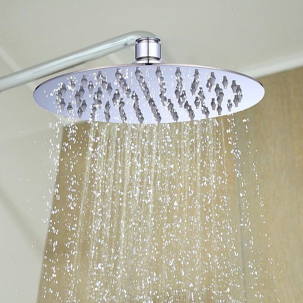 200mm Shower Head Round 304SS Polished Chrome Finish - Image 2