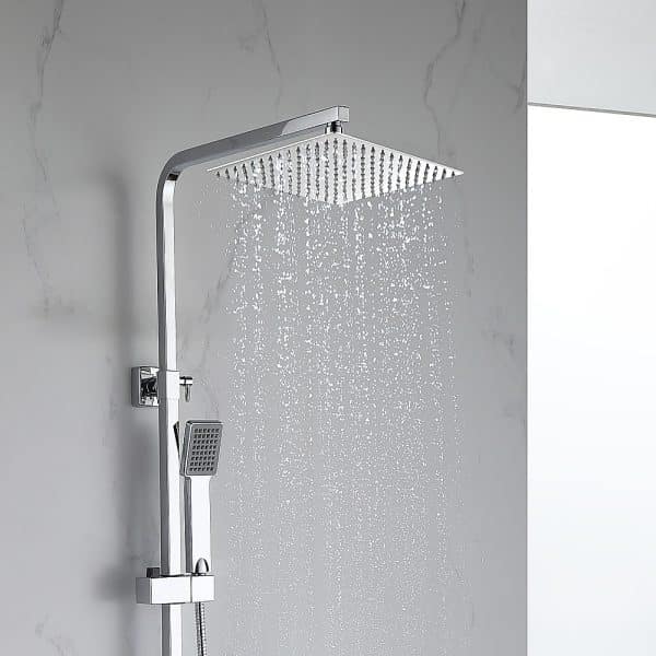 300mm Shower Head Square 304SS Polished Chrome Finish - Image 2