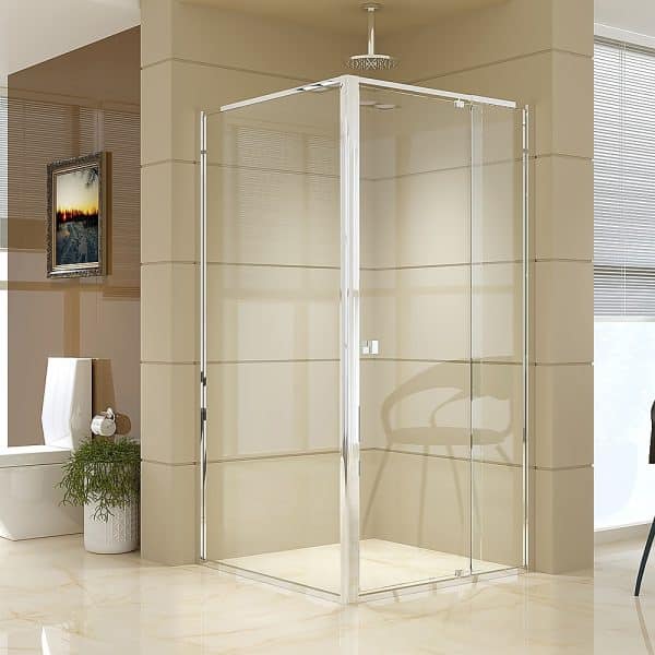 Semi Frameless Shower Screen (98~106)x 195cm & (98~101)x 195cm Side AS/NZS Glass - Image 2