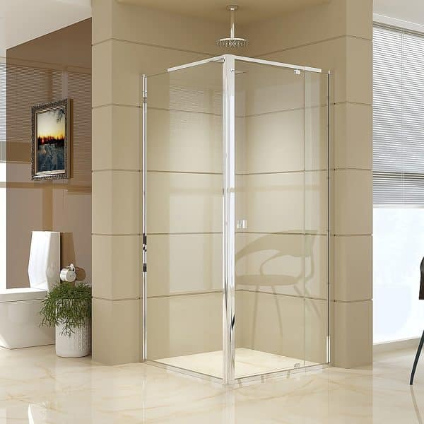 Semi Frameless Shower Screen (82~90)x 195cm & (89~92)x 195cm Side AS/NZS Glass - Image 2