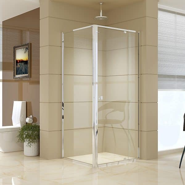 Semi Frameless Shower Screen (82~90)x 195cm & (77~80)x 195cm Side AS/NZS Glass - Image 2
