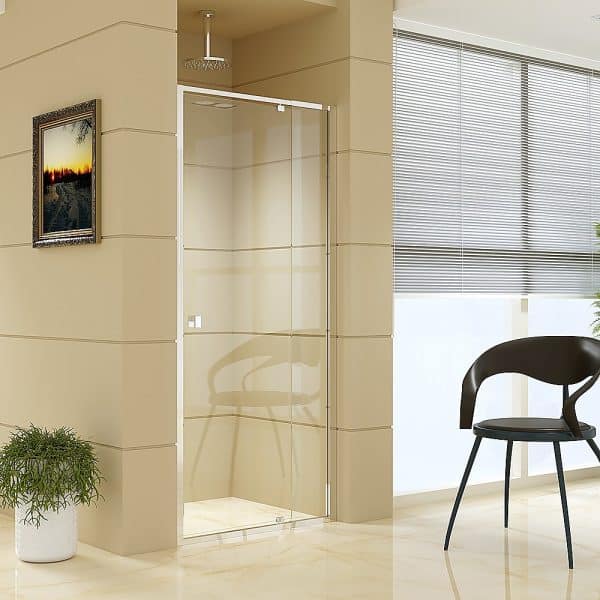 Adjustable Semi Frameless Shower Screen (82~90) x 195cm Australian Safety Glass - Image 2