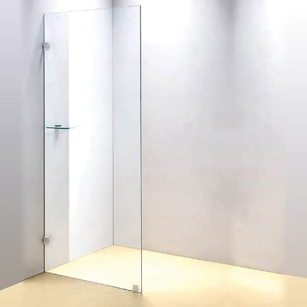 900 x 2000mm Frameless 10mm Safety Glass Shower Screen - Image 2