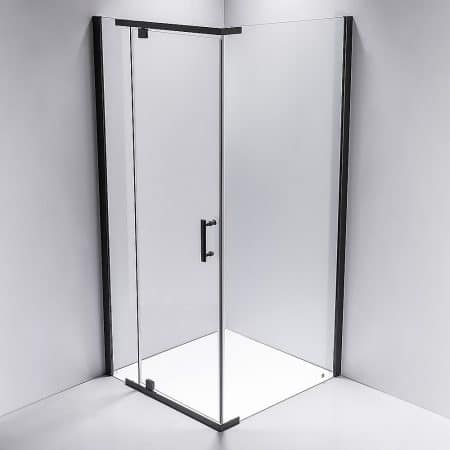 Shower Screen 1000x900x1900mm Framed Safety Glass Pivot Door By Della Francesca - Image 2