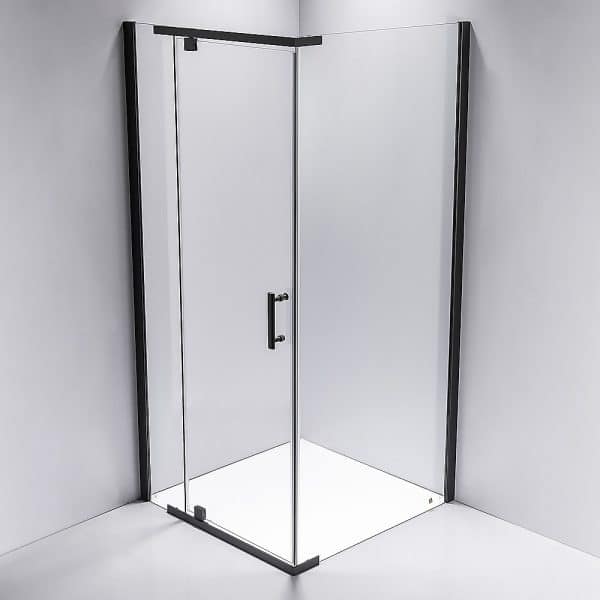 Shower Screen 1000x900x1900mm Framed Safety Glass Pivot Door By Della Francesca - Image 2
