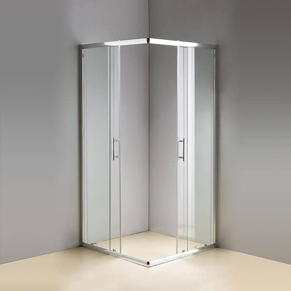 1000 x 900mm Sliding Door Nano Safety Glass Shower Screen By Della Francesca - Image 2