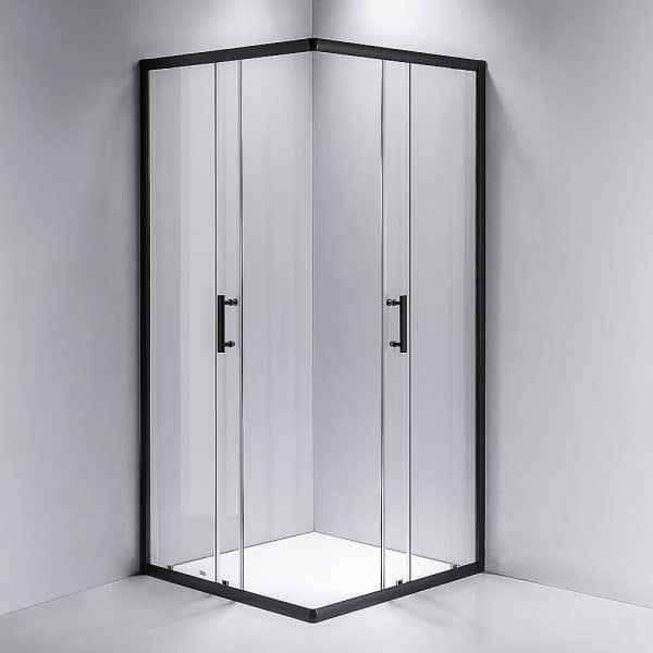 800 x 800mm Sliding Door Nano Safety Glass Shower Screen By Della Francesca - Image 2
