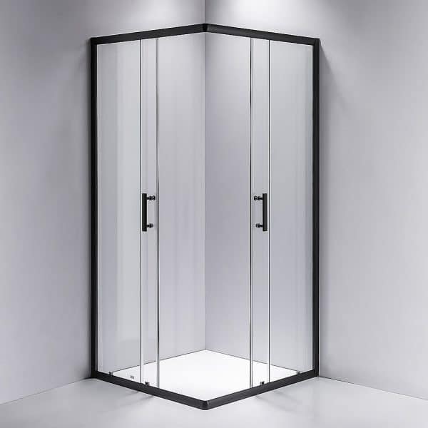 800 x 900mm Sliding Door Nano Safety Glass Shower Screen By Della Francesca - Image 2