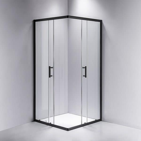 900 x 1000mm Sliding Door Nano Safety Glass Shower Screen By Della Francesca - Image 2